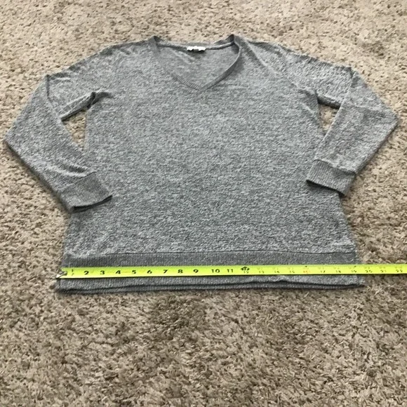 Lucky Brand Unisex Light Summer Sweater Grey Size Small Long Sleeve - Picture 2 of 10